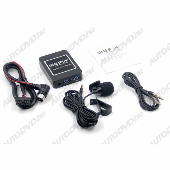 Wefa WF-606 Bluetooth/MP3/USB/AUX illesztő (Volvo, HU)