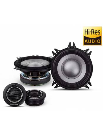 Alpine S2-S40C 10cm-es komponens hangszóró szett, Hi-Res Audio
