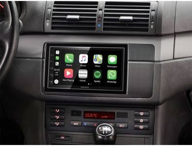 BMW 3 (E46) Kenwood Apple CarPlay, Android Auto fejegység szett