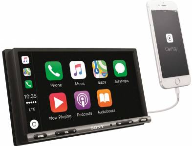 KIA Sorento II FL Sony XAV-AX3250 Apple CarPlay, Android Auto fejegység szett 