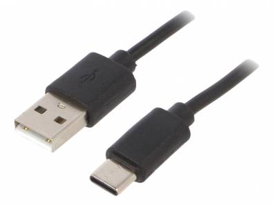 USB C USB kábel 1m, fekete (CC-USB2-AMCM-1M)