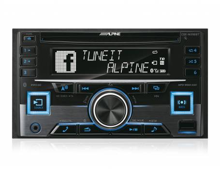 Alpine CDE-W296BT 2DIN Autórádió Bluetooth