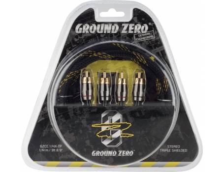 Ground Zero GZCC 1.14X-TP 1,14m audiofil RCA kábel