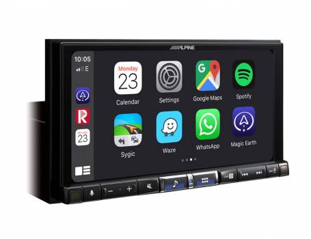 Alpine ILX-705D 7"-os 2 DIN Fejegység, CarPlay Wi-Fi, Android Auto