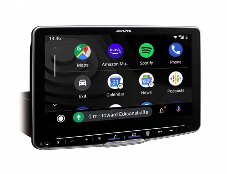 Alpine iLX-F905D 9"-os 1 DIN Fejegység, CarPlay Wi-Fi, Android Auto