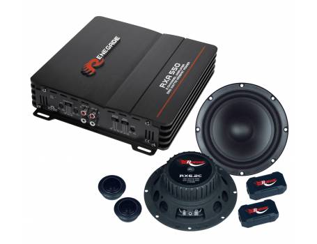 Renegade RX 16,5cm-es hangszóró és erősítő hifi csomag, (150W RMS)
