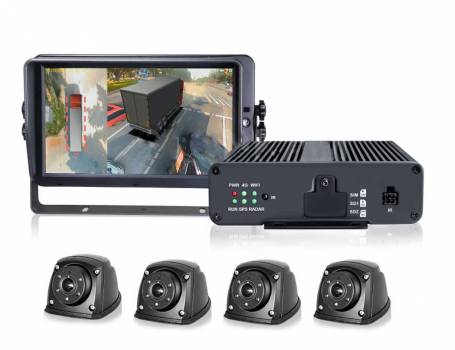 Sharp BV-A17, 2D és 3D 360 fokos kamera, felülnézet