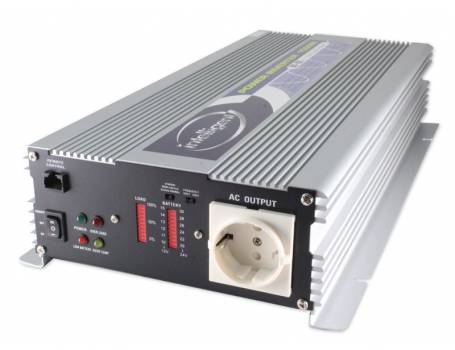 Feszültségátalakító, Szinuszos Inverter 12V 230V 1500W (SN-1500)