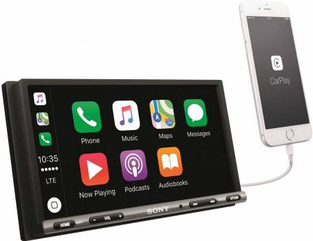 KIA Sorento II Sony XAV-AX3250 Apple CarPlay, Android Auto fejegység szett 