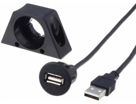 USB Dock kábel, befúrható USB aljzat (CAR-901)