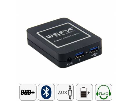 Wefa WF-606 Bluetooth/MP3/USB/AUX illesztő (Volkswagen, Quadlock)