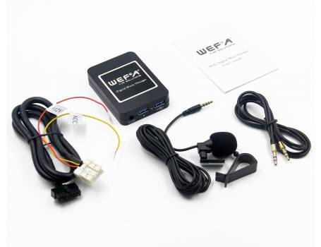 Wefa WF-606 Bluetooth/MP3/USB/AUX illesztő (Nissan)