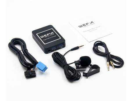 Wefa WF-606 Bluetooth/MP3/USB/AUX illesztő (Peugeot, Citroen, RD3)